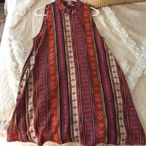 Aztec pattern dress